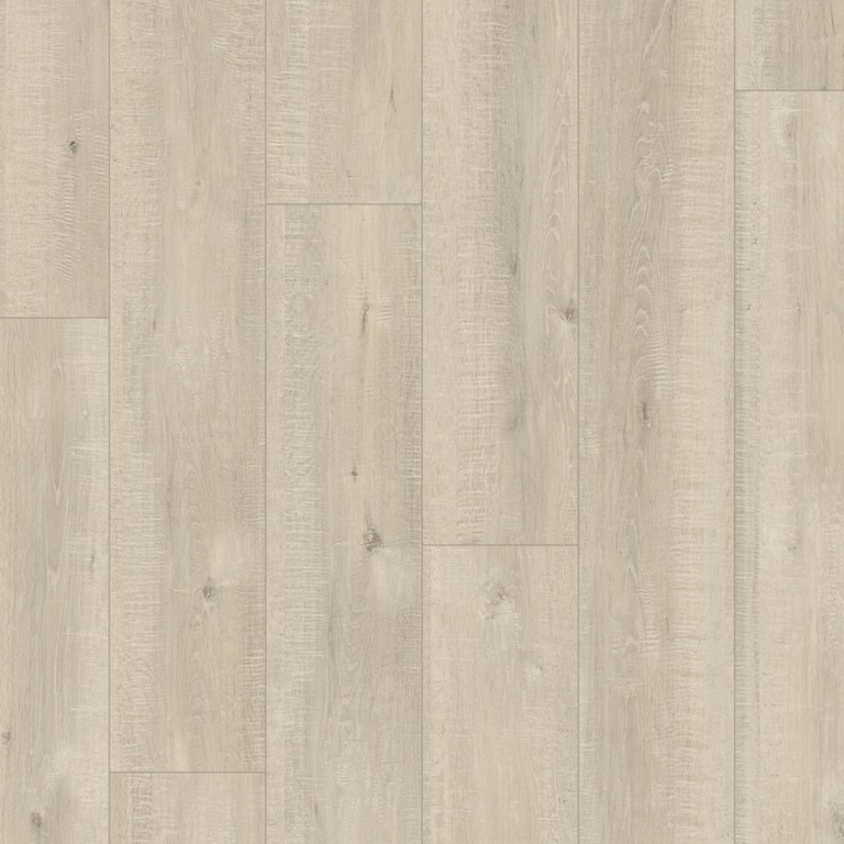 Laminátová podlaha - QUICK STEP / IMPRESSIVE ultra 12/33 4V AQ / DUB SO ZÁREZMI OD PÍLY BÉŽOVÝ IMU1857