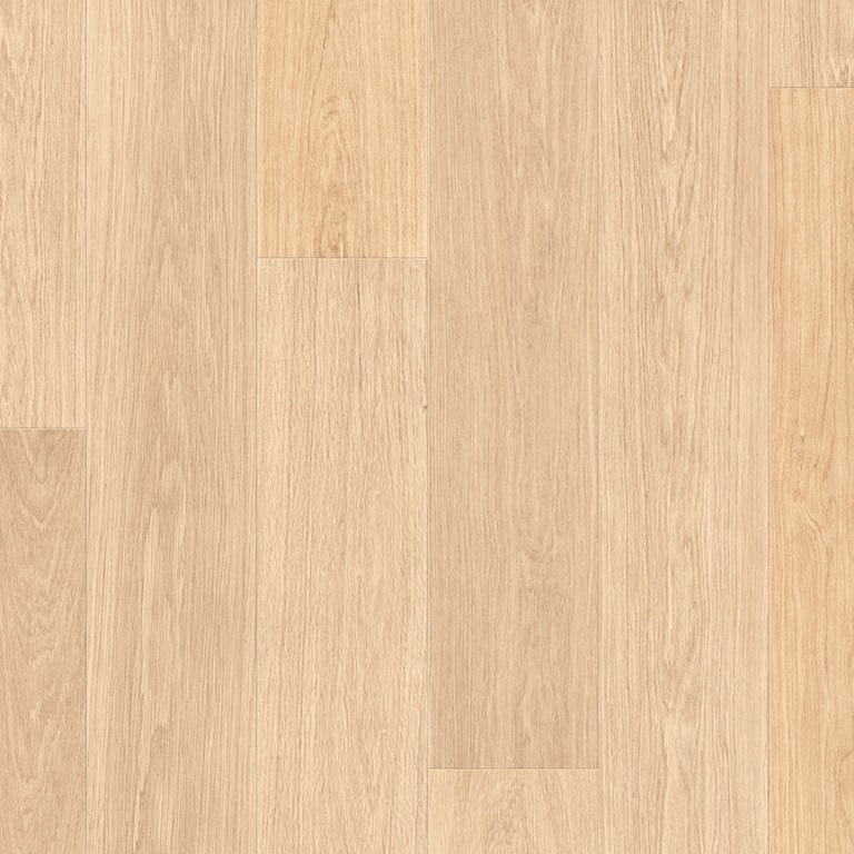 Laminátová podlaha - QUICK STEP / LARGO 9,5/32 4V / BIELE LAKOVANÉ DUBOVÉ DOSKY LPU1283