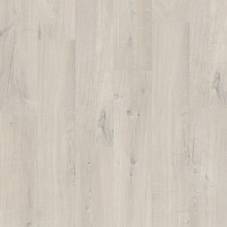 Kompozitná podlaha - QUICK STEP /Alpha Vinyl stredné dosky 5/33 4Vaq AQ / DUB BAVLNA BIELY AVMP40200