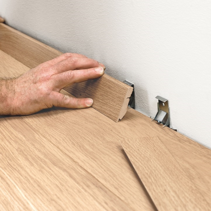 QS Klip systém pre soklové lišty 9,5 mm (58x12) QSCLIPSKME95A (50ks)