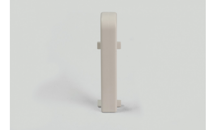 Doplnky k lištám - Egger / prvky dekorované 6 cm spojka / BIELY EG00S (2 ks)