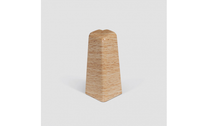 Doplnky k lištám - Egger / prvky dekorované 6 cm vonkajší roh / BUK NATURAL EG01VO (2 ks)