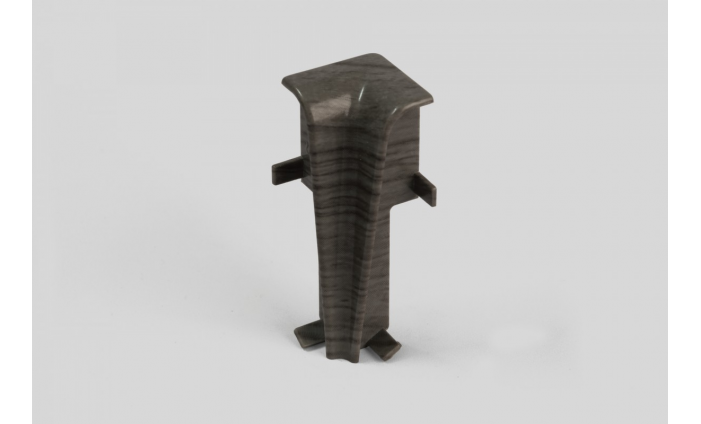 Doplnky k lištám - Egger / prvky dekorované 6 cm vnútorný roh / DUB ANTRACIT EG02VN (2 ks)