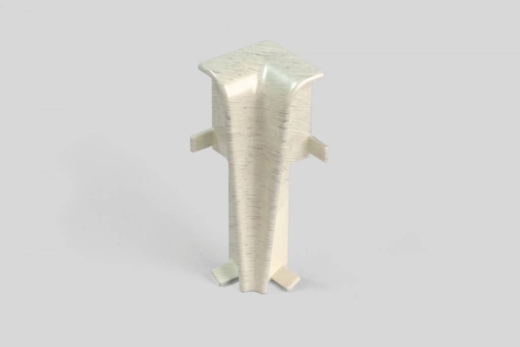 Doplnky k lištám - Egger / prvky dekorované 6 cm vnútorný roh / DUB ŠEDOMODRÝ EG06VN (2 ks)