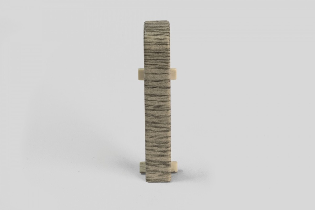 Doplnky k lištám - Egger / prvky dekorované 6 cm spojka / DUB SVETLOŠEDÝ EG08S (2 ks)