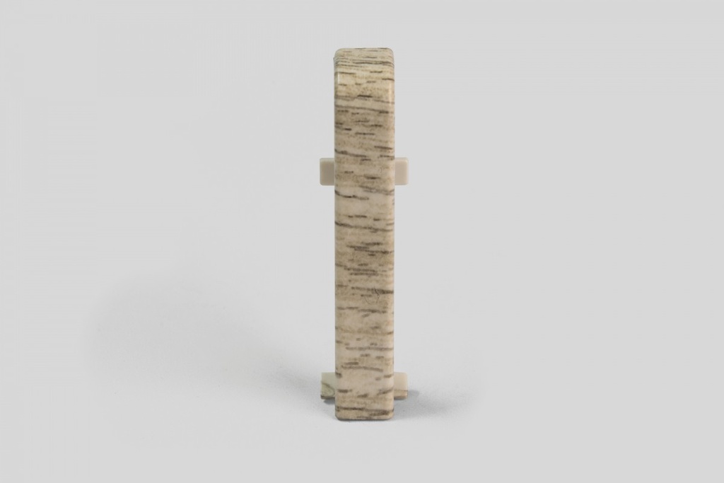 Doplnky k lištám - Egger / prvky dekorované 6 cm spojka / DUB HNEDÝ EG10S (2 ks)