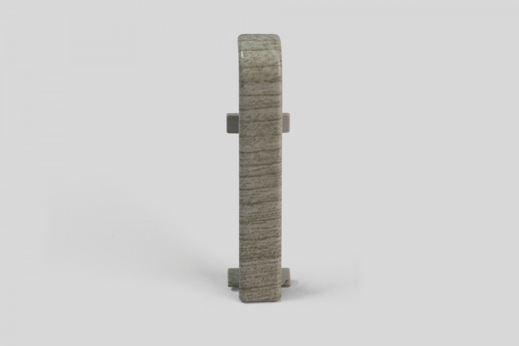 Doplnky k lištám - Egger / prvky dekorované 6 cm spojka / DUB STREDNE ŠEDÝ EG11S (2 ks)