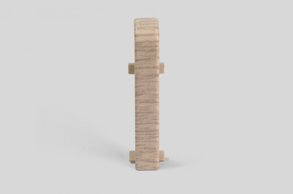 Doplnky k lištám - Egger / prvky dekorované 6 cm spojka / DUB BIELY EG14S (2 ks)