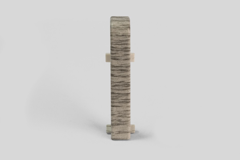 Doplnky k lištám - Egger / prvky dekorované 6 cm spojka / JASEŇ ŠEDÝ EG15S (2 ks)