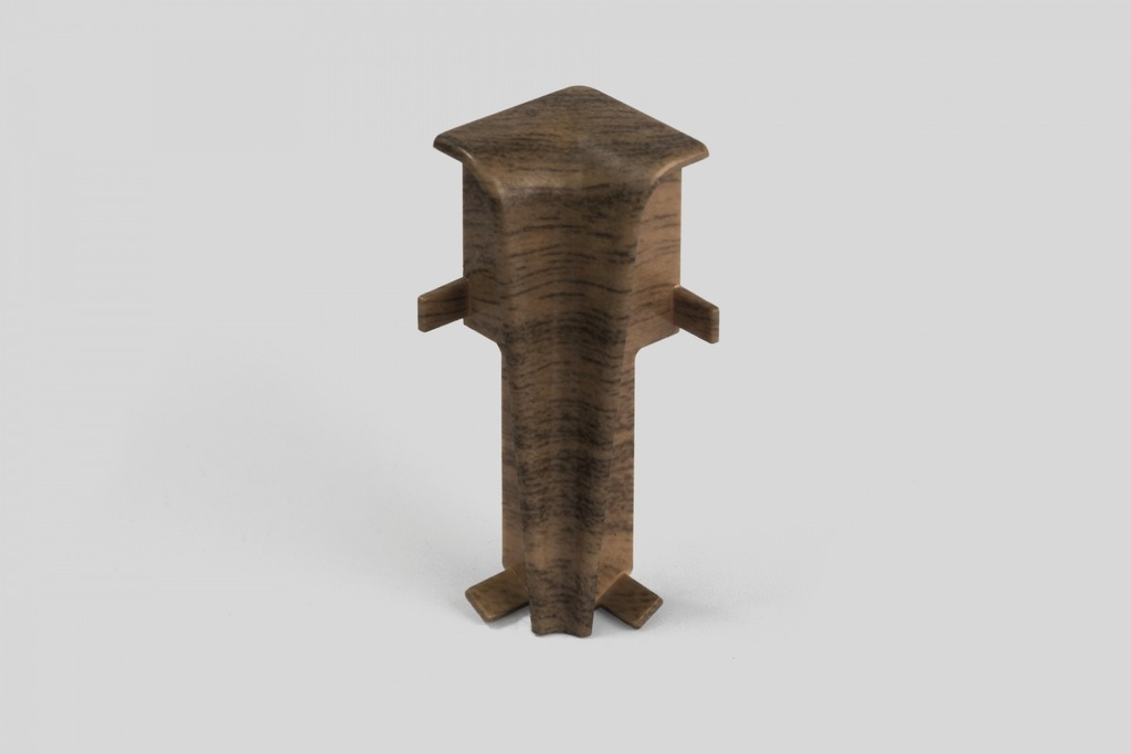 Doplnky k lištám - Egger / prvky dekorované 6 cm vnútorný roh / ORECH HNEDÝ EG18VN (2 ks)