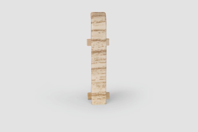 Doplnky k lištám - Egger / prvky dekorované 6 cm spojka / DUB SVETLÝ EG24SP (2 ks)