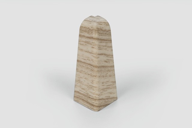 Doplnky k lištám - Egger / prvky dekorované 6 cm vonkajší roh / DUB SVETLÝ EG24VO (2 ks)