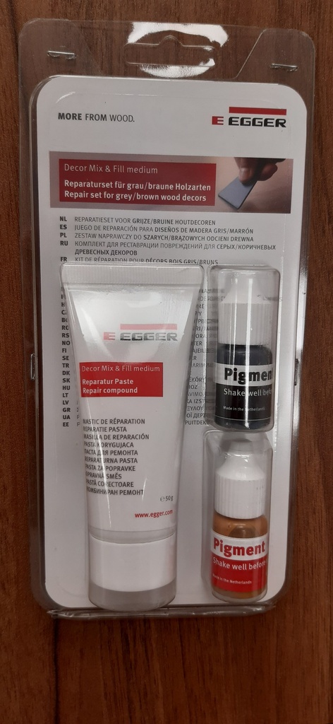 Doplnkový tovar - Egger / Opravná sada na laminát Mix & Fill medium