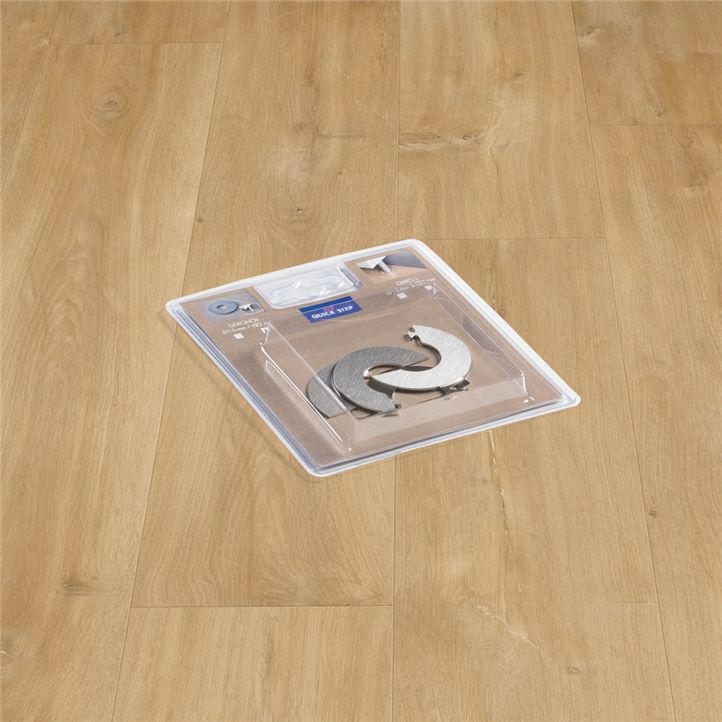 QUICK-STEP - Kryt radiátora z nehrdzavejúcej ocele QSRCINOX15 (diam. 15 mm) (1 balenie)