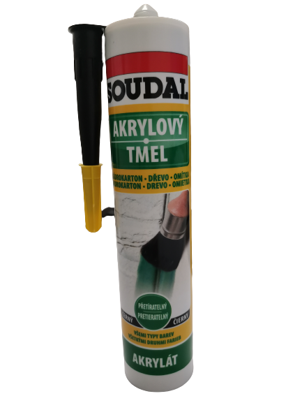 Doplnkový tovar - Soudal /  Akrylový tmel / čierny