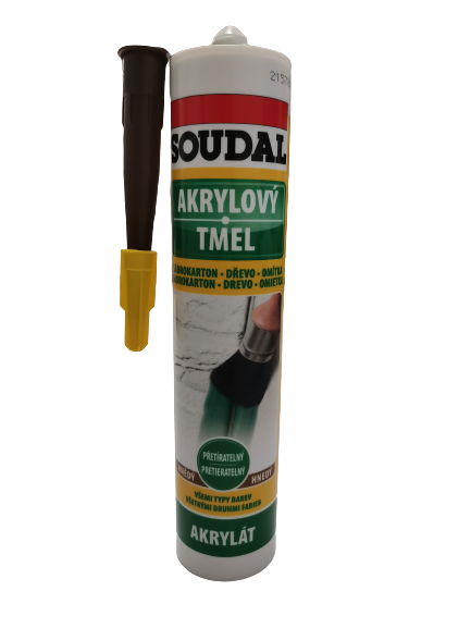 Doplnkový tovar - Soudal /  Akrylový tmel / hnedý