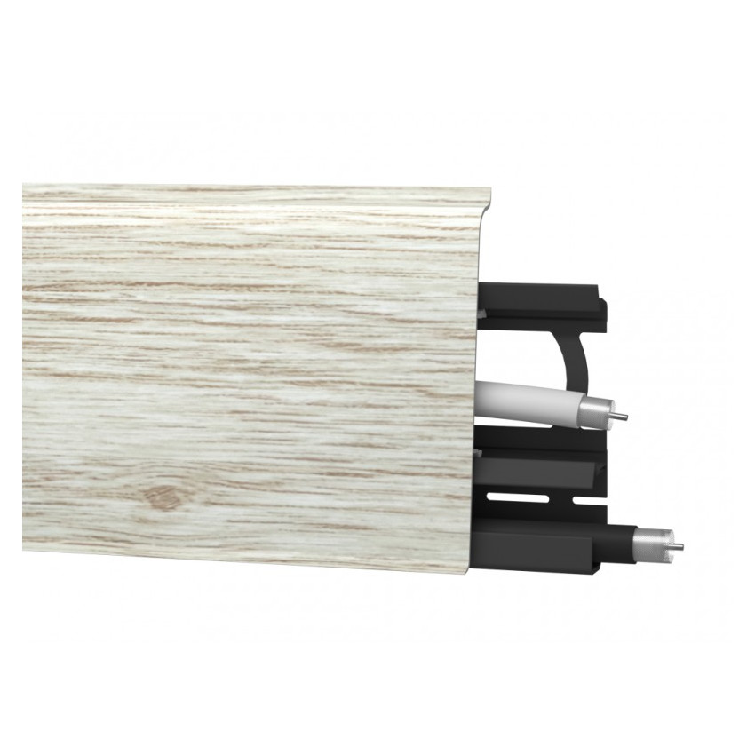 Soklová lišta - PVC / Arbiton INDO 135 dub platinový