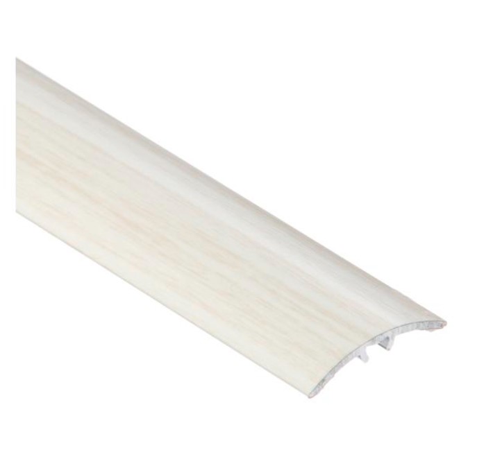 (9231327) Profil AL prechodový 30 mm, fólia Dub biely 13, 2,7 m, narážací oblý, LW30 Cezar