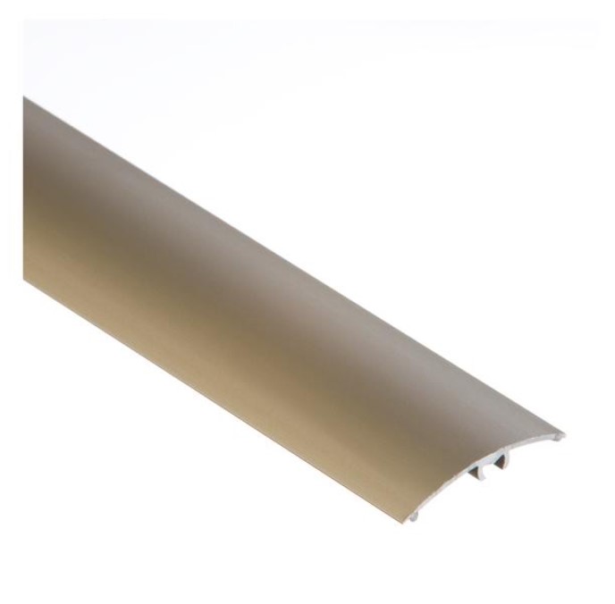 (9240327) Profil AL prechodový 40 mm, elox Šampaň 03, 2,7 m, narážací oblý, LW40 Cezar