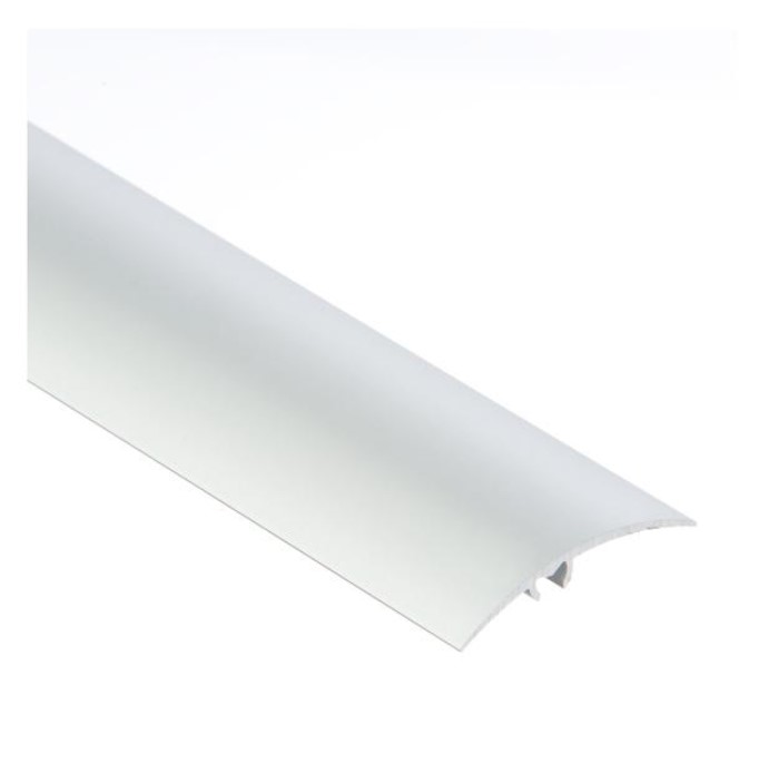 (9250127) Profil AL prechodový 50 mm, elox Striebro 01, 2,7 m, narážací oblý, LW50 Cezar