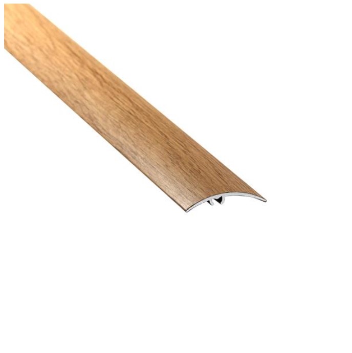 (9252727) Profil AL prechodový 50 mm, fólia Dub Hamilton 27, 2,7 m, narážací oblý, LW50 Cezar