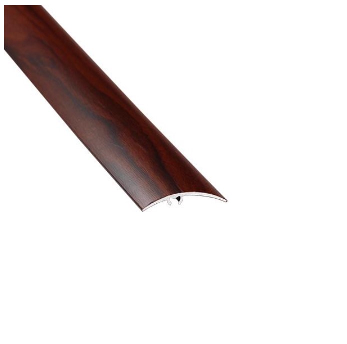 (9252227) Profil AL prechodový 50 mm, fólia Orech 22, 2,7 m, narážací oblý, LW50 Cezar