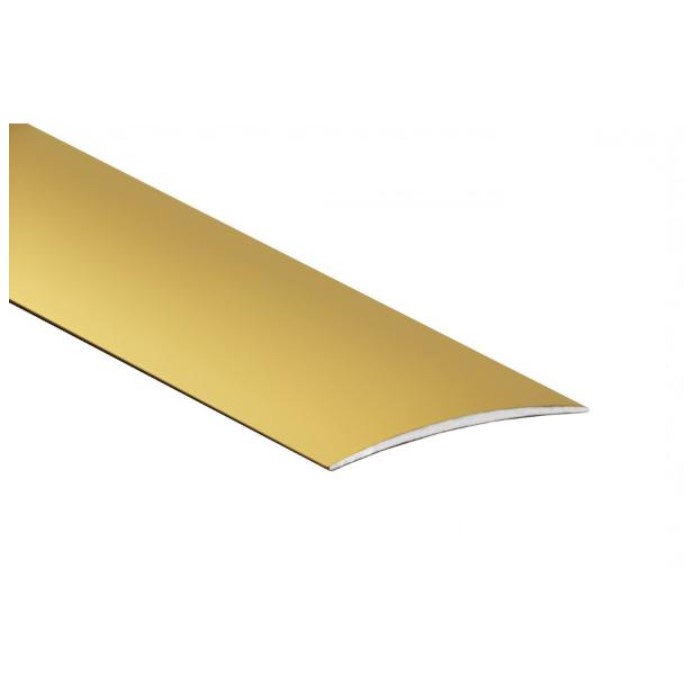 (9160220) Profil AL prechodový 60 mm, elox Zlato 02, 2 m, samolepiaci oblý, LPO60K Cezar