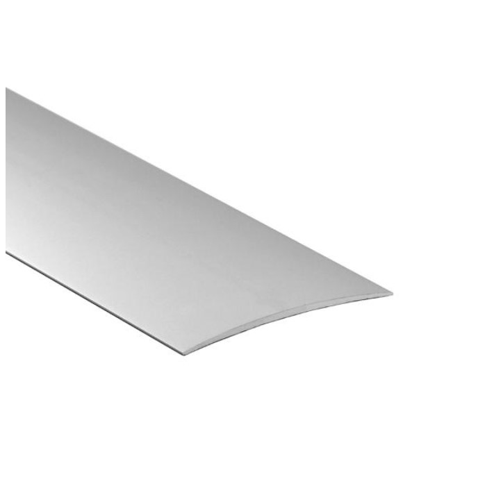 (9180120) Profil AL prechodový 80 mm, elox Striebro 01, 2 m, samolepiaci oblý, LPO80K Cezar