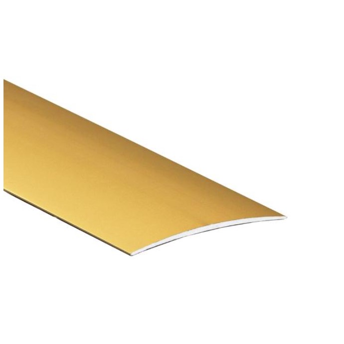 (9180220) Profil AL prechodový 80 mm, elox Zlato 02, 2 m, samolepiaci oblý, LPO80K Cezar