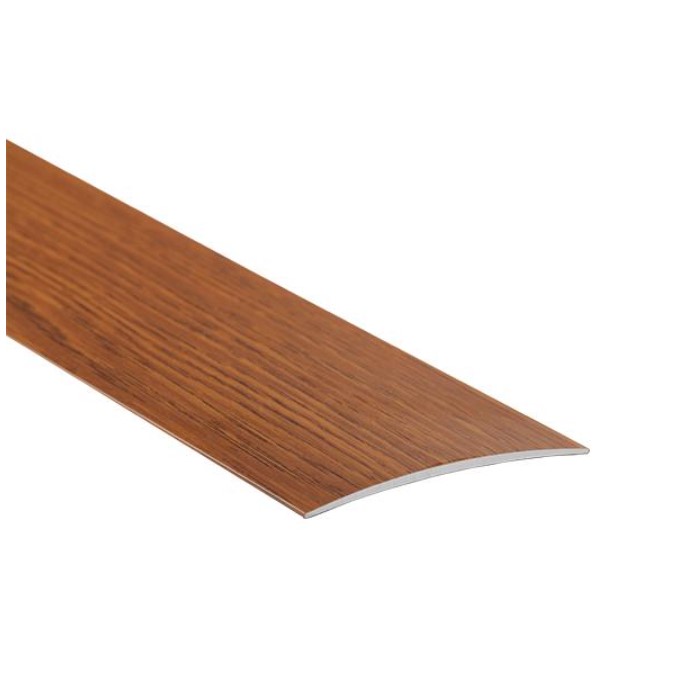 (9181820) Profil AL prechodový 80 mm, fólia Dub rustikálny 18, 2 m, samolepiaci oblý, LPO80K Cezar