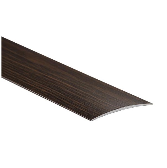 (9182520) Profil AL prechodový 80 mm, fólia Wenge 25, 2 m, samolepiaci oblý, LPO80K Cezar