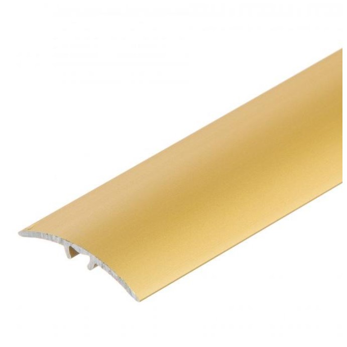 (9230227) Profil AL prechodový 30 mm, elox Zlato 02, 0,9 m, narážací oblý, LW30 Cezar