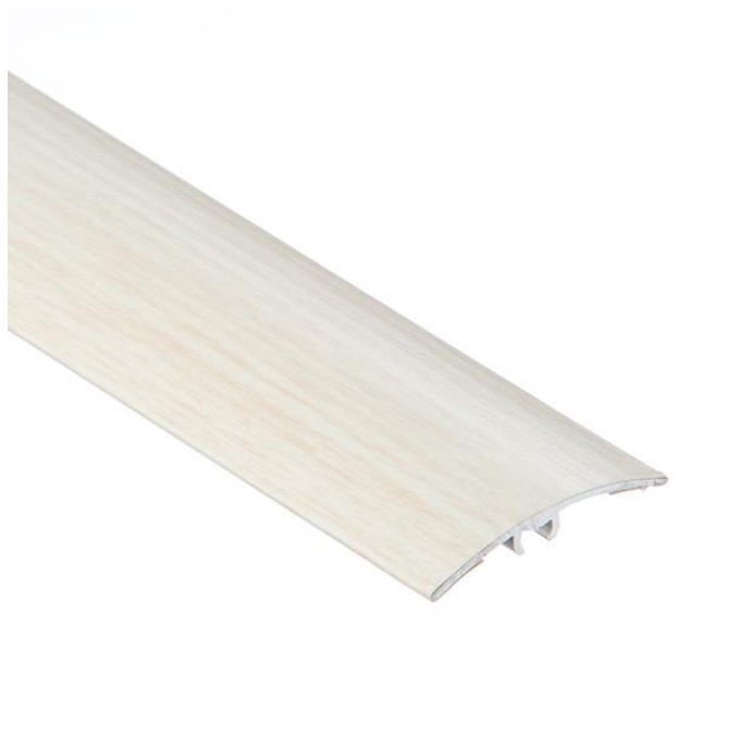(9241327) Profil AL prechodový 40 mm, fólia Dub biely 13, 1,8 m, narážací oblý, LW40 Cezar
