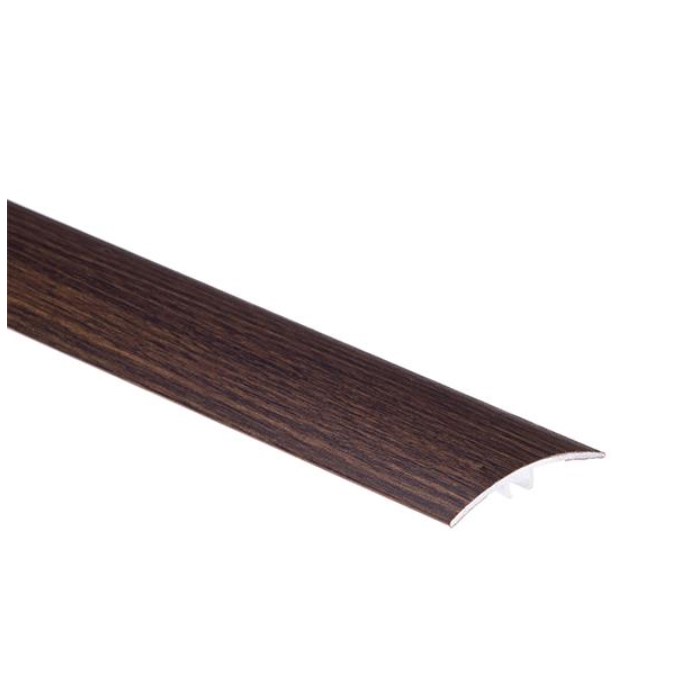 (9242527) Profil AL prechodový 40 mm, fólia Wenge 25, 0,9 m, narážací oblý, LW40 Cezar