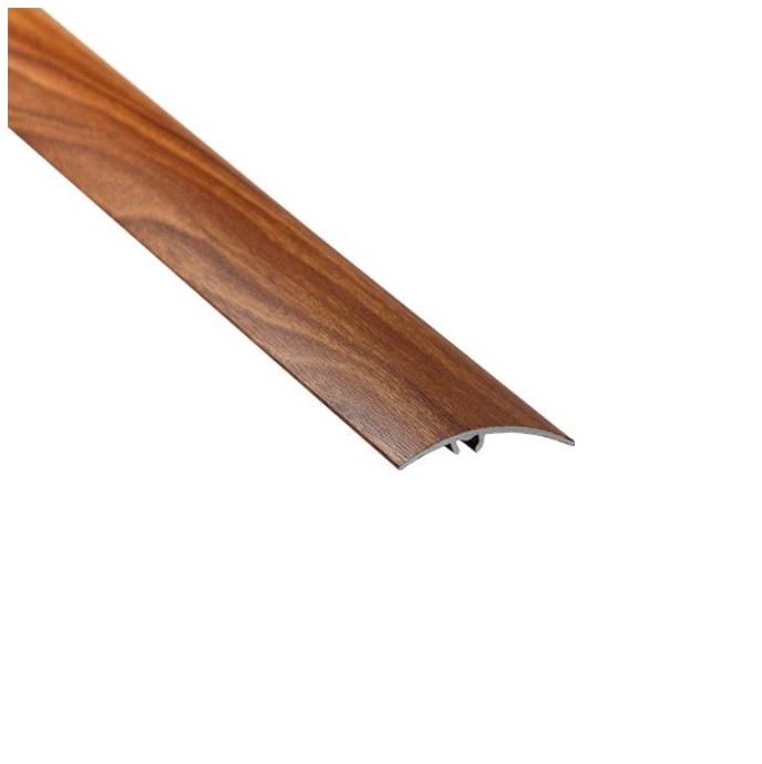 (9251027) Profil AL prechodový 50 mm, fólia Mahagón 10, 0,9 m, narážací oblý, LW50 Cezar