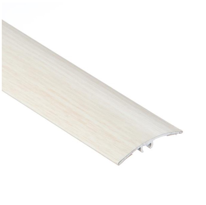 (9251327) Profil AL prechodový 50 mm, fólia Dub biely 13, 0,9 m, narážací oblý, LW50 Cezar