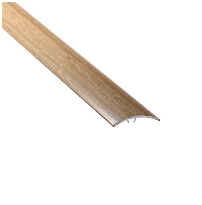 (9251527) Profil AL prechodový 50 mm, fólia Dub svetlý 15, 0,9 m, narážací oblý, LW50 Cezar