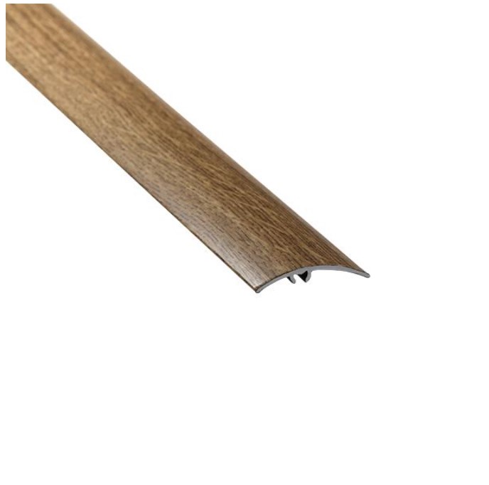 (9251627) Profil AL prechodový 50 mm, fólia Dub prírodný 16, 0,9 m, narážací oblý, LW50 Cezar