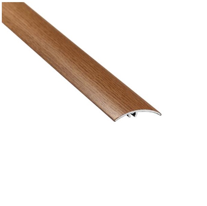 (9252627) Profil AL prechodový 50 mm, fólia Dub Canyon 26, 1,8 m, narážací oblý, LW50 Cezar