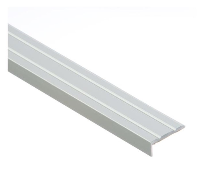 (9310127) Profil AL schodový "L" 25x10 mm, elox Striebro 01, 1,35 m, samolepiaci, LSW10K Cezar