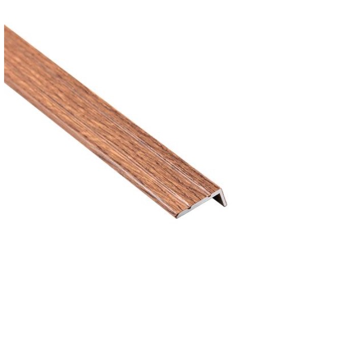 (9311727) Profil AL schodový "L" 25x10 mm, fólia Dub pálený 17, 1,35 m, samolepiaci, LSW10K Cezar