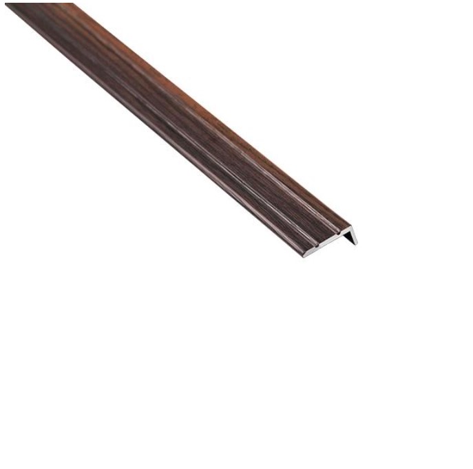 (9312427) Profil AL schodový "L" 25x10 mm, fólia Teak 24, 1,35 m, samolepiaci, LSW10K Cezar