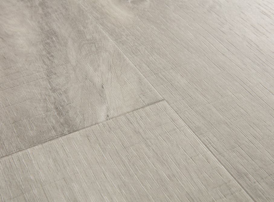 Kompozitná podlaha - QUICK STEP /Alpha Vinyl malé dosky 4+1/33 4Vaq AQ / DUB KAŇONOVÝ SIVÝ SO STOPAMI PO PÍLE AVSPU40030