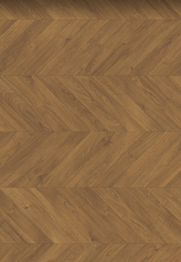 Laminátová podlaha - QUICK STEP / IMPRESSIVE PATTERNS 8/32 2V AQ / DUB CHEVRON HNEDÝ IPA4162