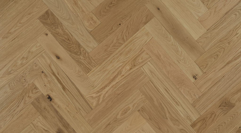 Drevená podlaha - LAMETT / Chalet Herringbone / Natural (Dub) CHAL-HB-110