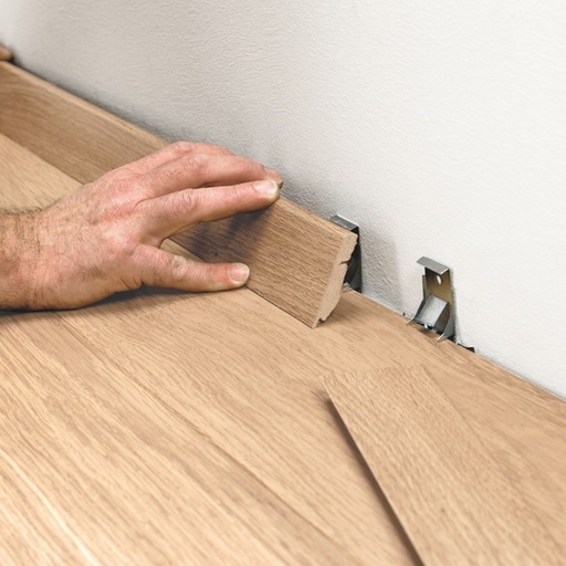 [5546] QS Klip systém pre soklové lišty 9,5 mm (58x12) QSCLIPSKME95A (50ks)