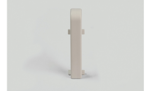 [8846] Doplnky k lištám - Egger / prvky dekorované 6 cm spojka / BIELY EG00S (2 ks)