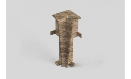 [8860] Doplnky k lištám - Egger / prvky dekorované 6 cm vnútorný roh / DUB BÉŽOVÝ EG03VN (2 ks)