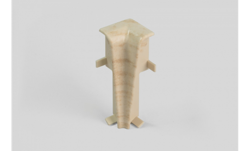 [8864] Doplnky k lištám - Egger / prvky dekorované 6 cm vnútorný roh / DUB KRÉMOVÝ EG04VN (2 ks)