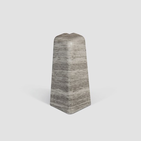 [8869] Doplnky k lištám - Egger / prvky dekorované 6 cm vonkajší roh / DUB ŠEDÝ EG05VO